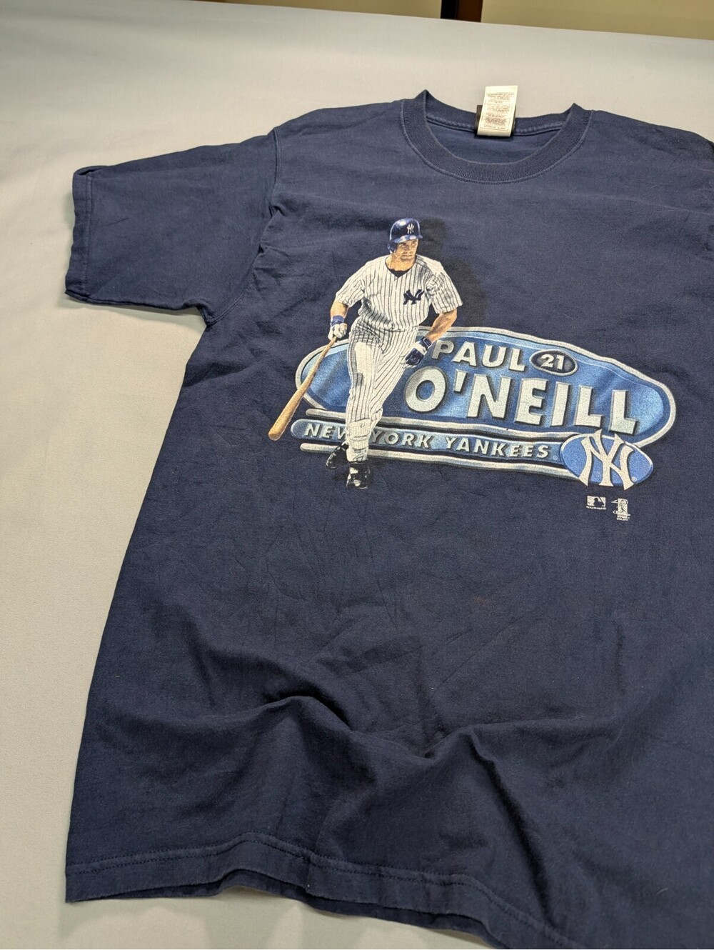 Paul O'Neill Pro Layer New York Yankees Shirt Medium Navy